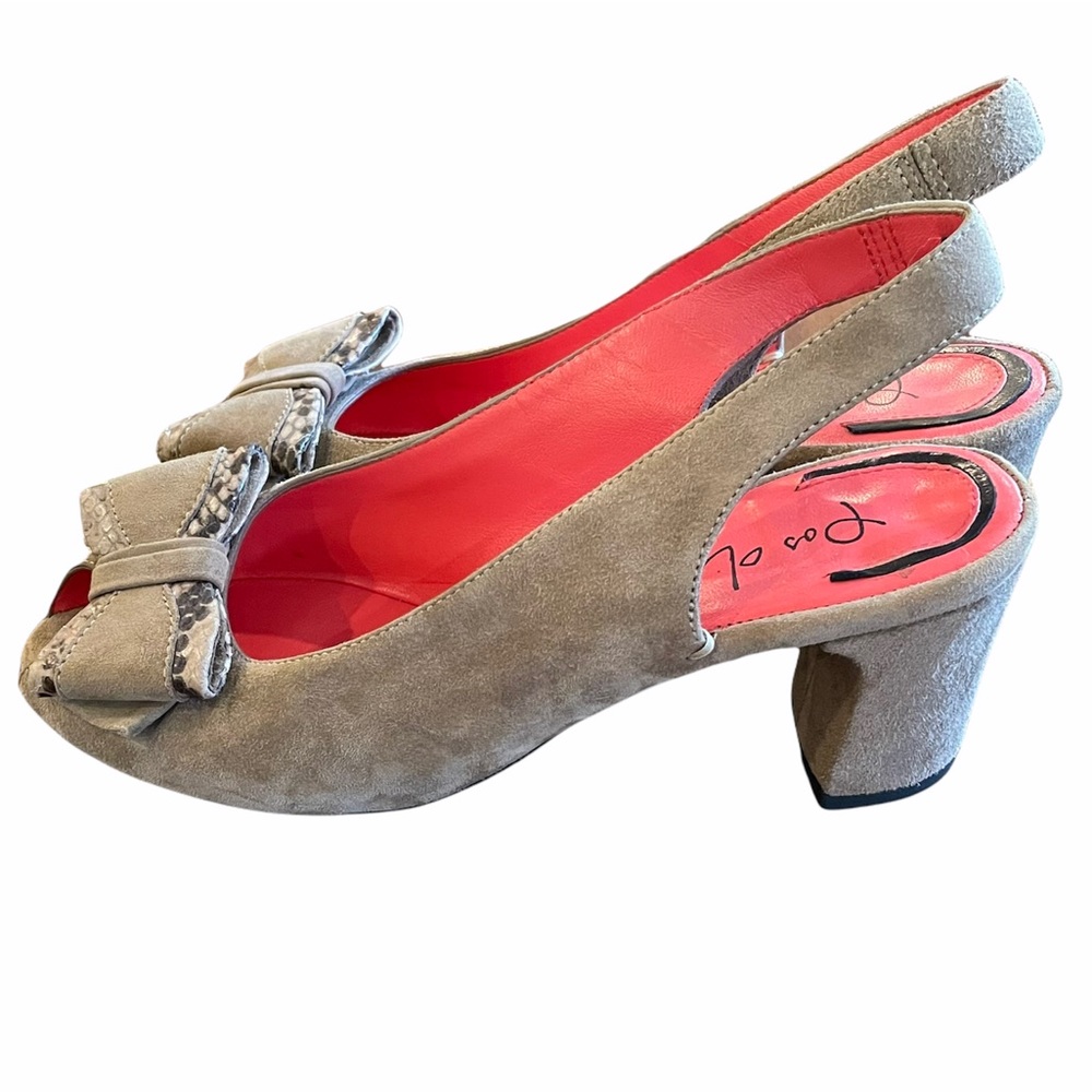 Pas De Rouge Slingback shoes